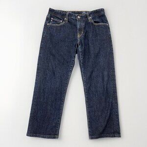 Men's Adriano Goldschmied Dark Wash Tailored Leg Denim Jeans Size 32x32